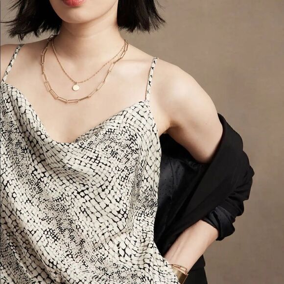 Banana Republic SILKY COWL-NECK CAMISOLE - Picture 9 of 10